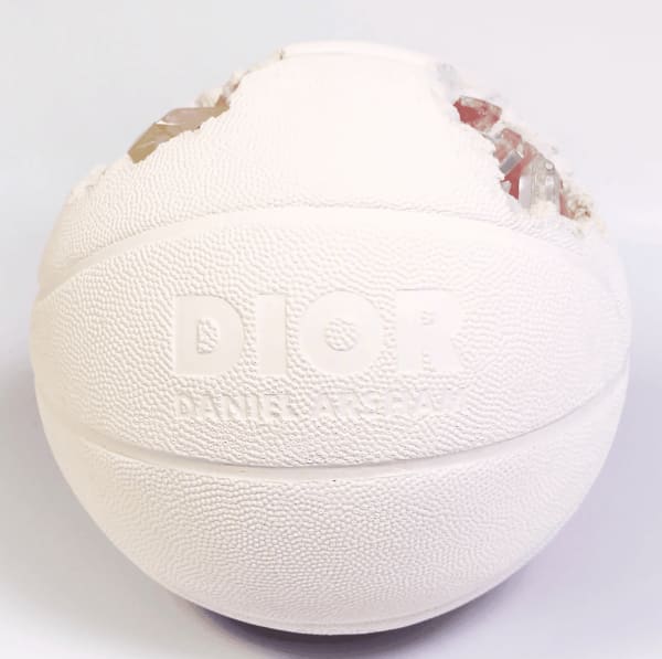 Daniel Arsham Dior Relic Eroded Basketball, 2020