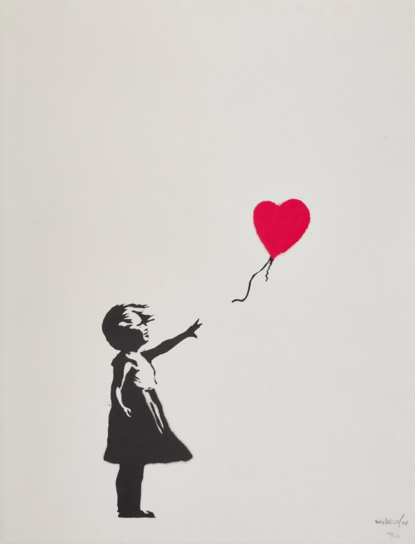 Banksy Girl With Balloon (Signed), 2004