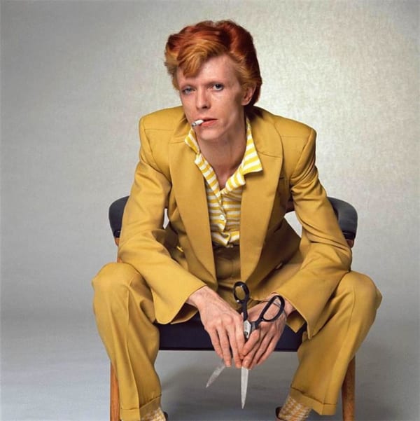 Terry O'Neill David Bowie from the 'Yellow Mustard' Series, 1974