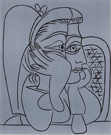 Femme Accoudée (Bloch 922)