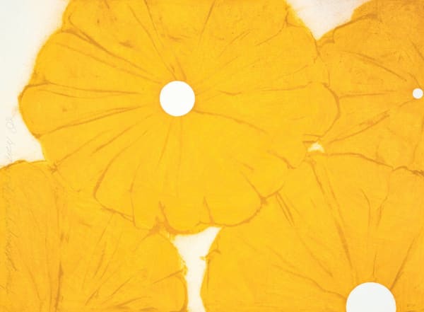 Four Yellow Poppies April 24