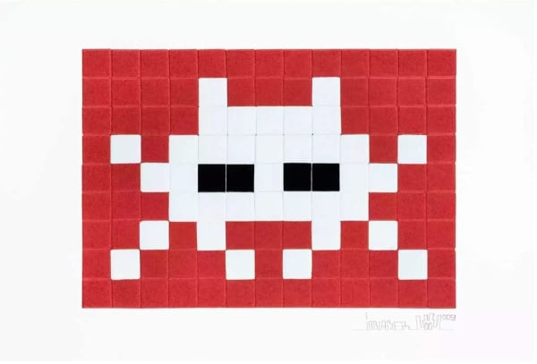 Invader Invasion (White), 2009