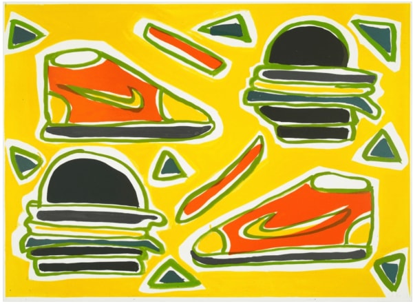 Cheeseburger deluxe yellow