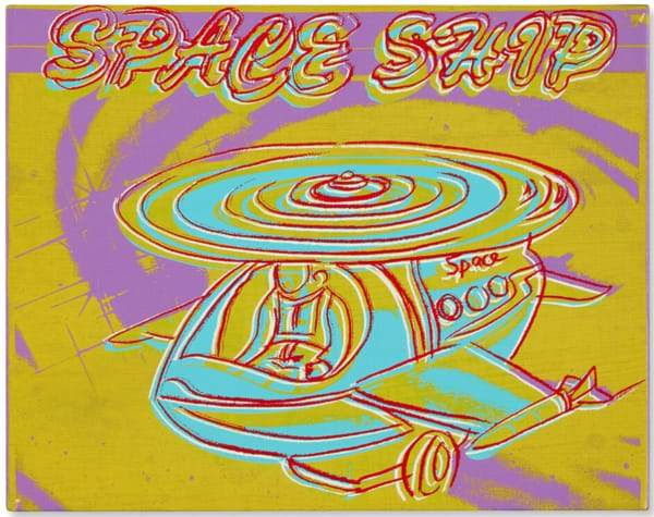 Space Ship from Toy Paintings