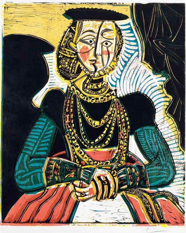 Buste de Femme d'après Cranach le Jeune, (Bloch 859)