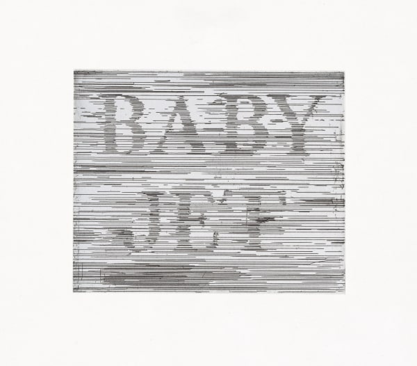 Ed Ruscha Baby Jet, 2023