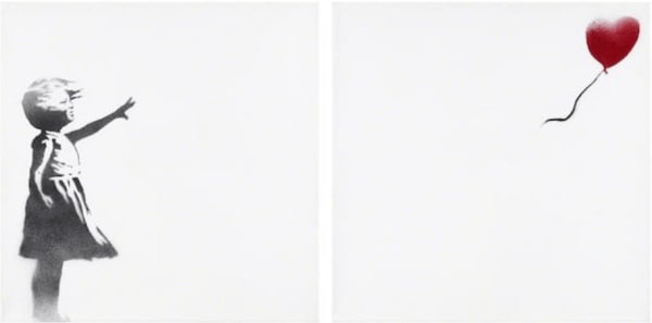 Girl With Balloon Diptych