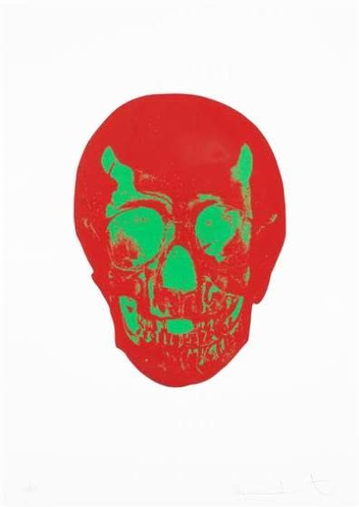 Damien Hirst The Dead - Chili Red/Lime Green, 2009