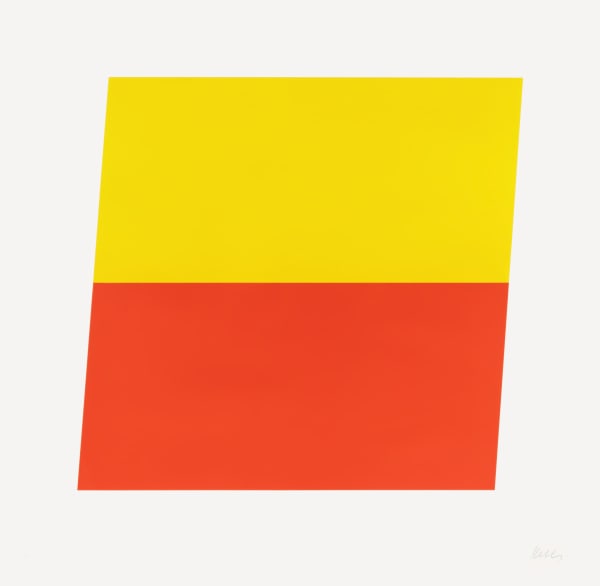 Ellsworth Kelly Yellow Red-Orange, 1970
