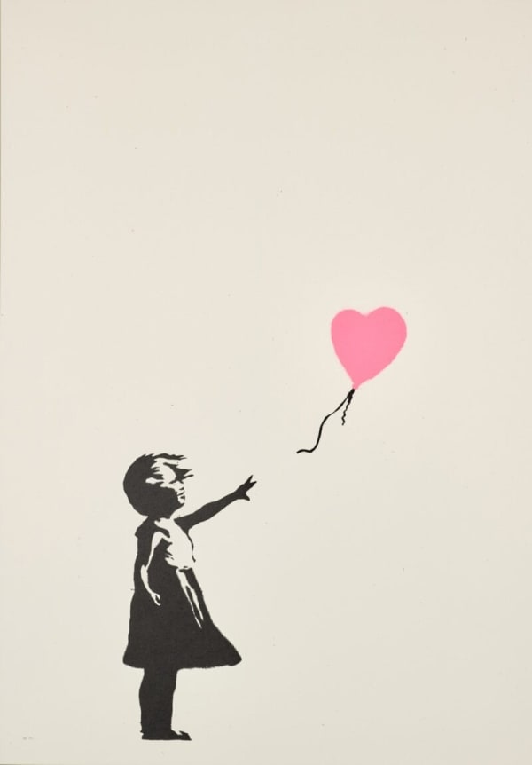 Girl With Balloon Pink AP