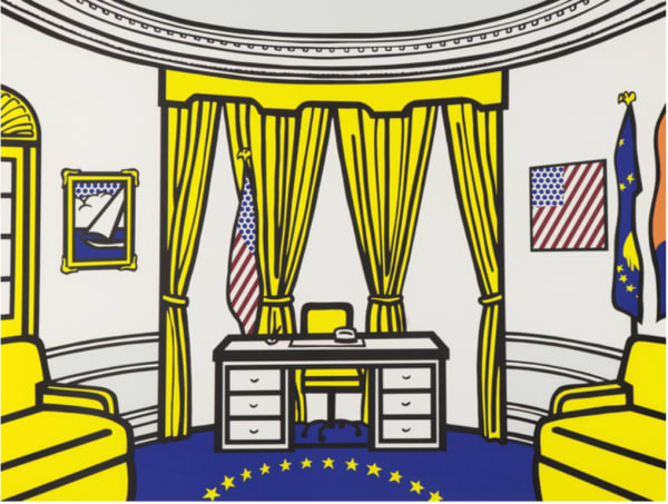 Roy Lichtenstein Oval Office (C. 277), 1992