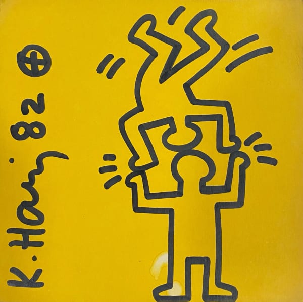 Keith Haring Untitled (Handstand People) , 1982