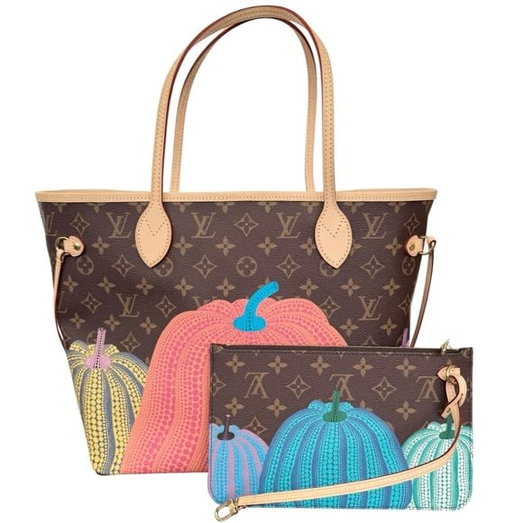 Yayoi Kusama Louis Vuitton Yayoi Kusama Neverfull MM Pumpkin Dots