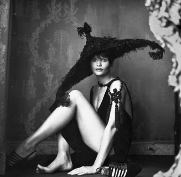 Helena Christensen Sitting