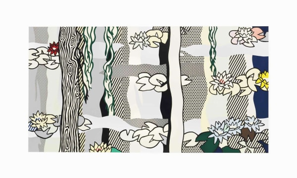 Water Lilies With Willow (C. 242)