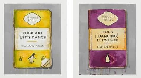 Harland Miller Fuck Art Let's Dance Set, 2011