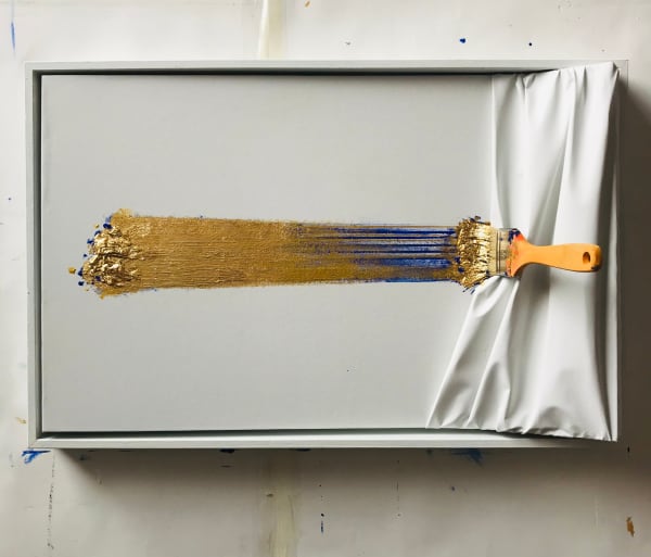 Brosse Arrêtée Gold and Blue