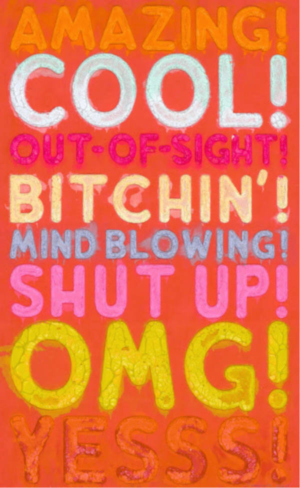 Mel Bochner Amazing, 2020