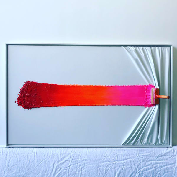 Brosse arrêtée dégradée