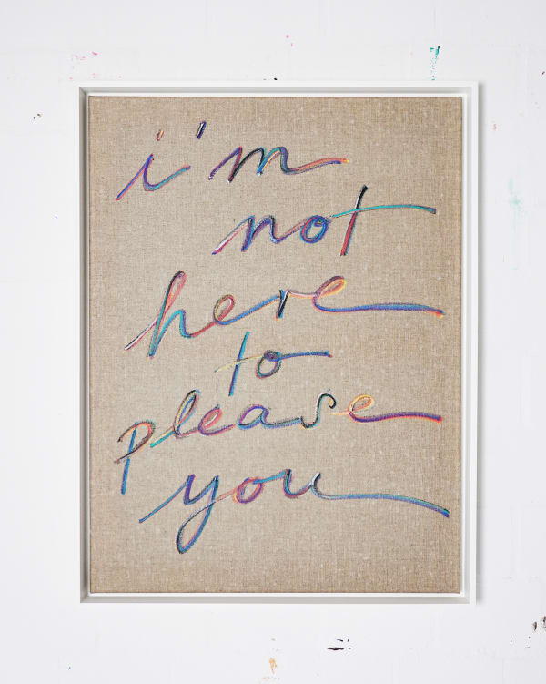 I'm Not Here to Please You