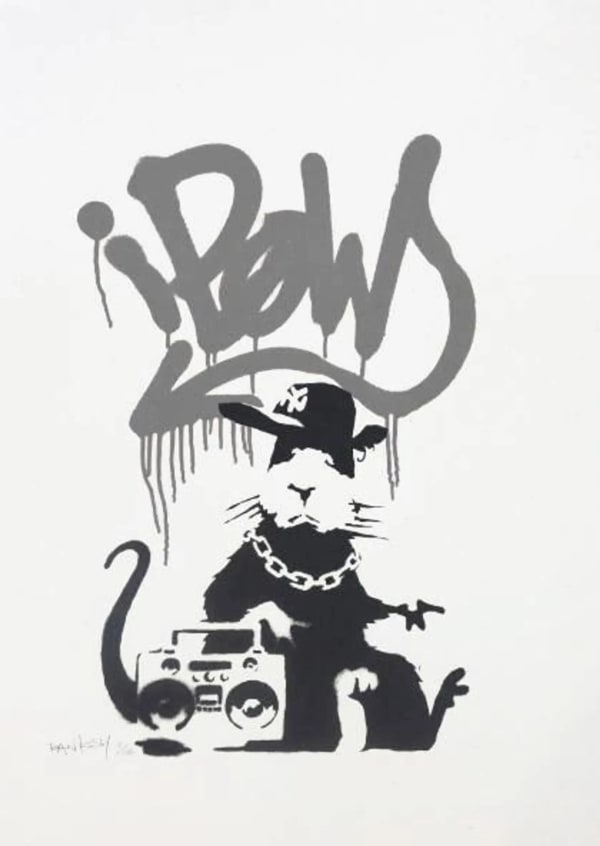 Gangsta Rat (Grey) (Signed)