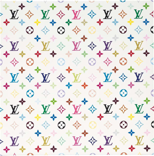 Monogram Multicolour on White