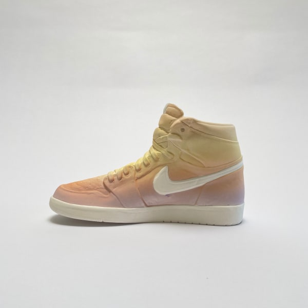 Brock Deboer Jordan 1 Sunset Fuzz White Check, 2022