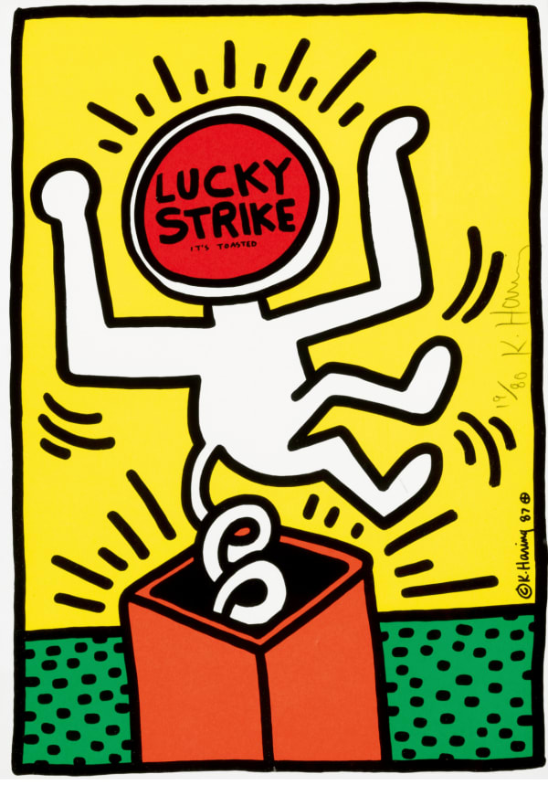 Keith Haring Lucky Strike 3 (Littmann PP. 78) , 1987