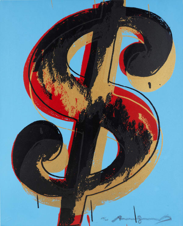 Andy Warhol $ 1 (Dollar Sign) F.S. II 274 - 279, 1982