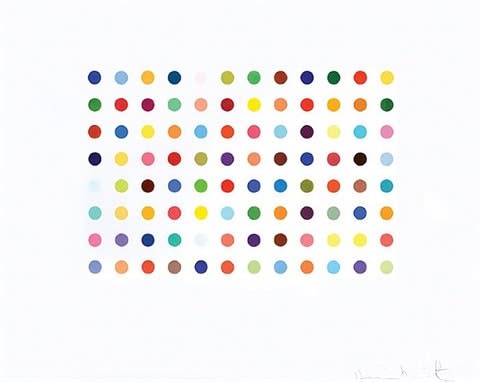 Damien Hirst Bromphenol Blue, 2005