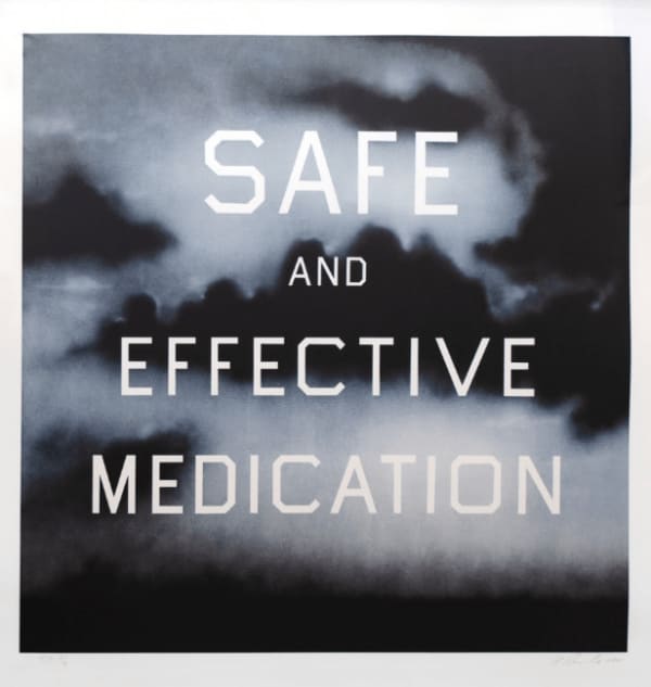 Ed Ruscha Safe and Effective Medication, 2011