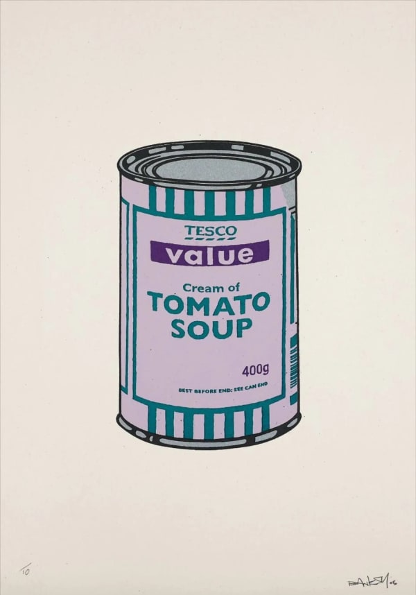 Soup Can (Lilac, Emerald, Purple) (Signed)