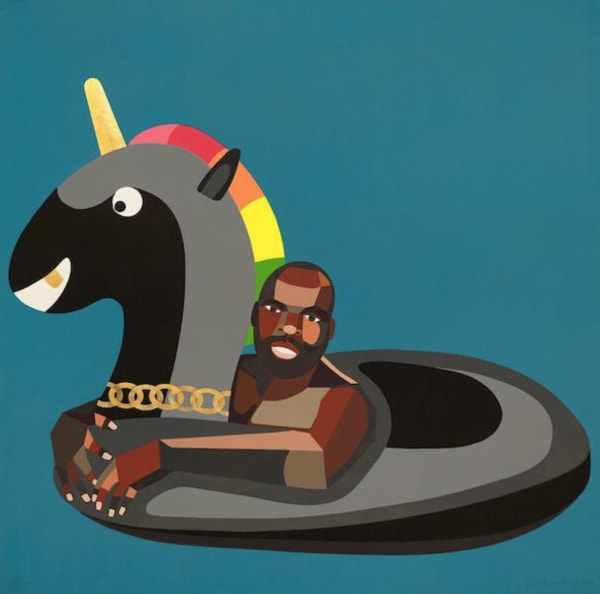 Self Portrait on Float