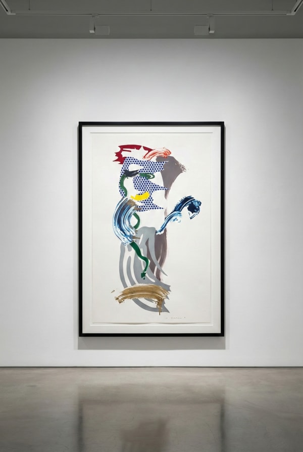 Roy Lichtenstein Blue Face , from Brushstroke Figure Series (C. 226), 1989