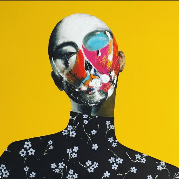 Christian Hiadzi Yellow `Portrait , 2024