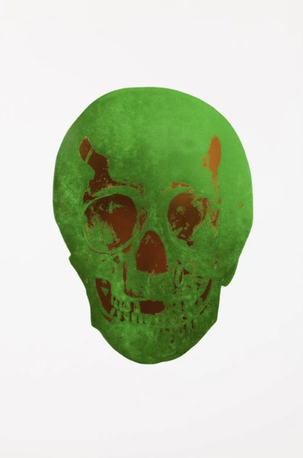 The Dead Lime Green/Island Copper Skull