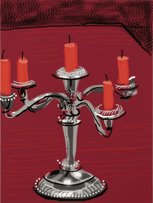 David Hockney Five Candles, 2011