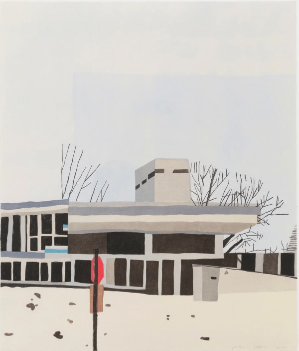 Jonas Wood Four Landscapes (Winter), 2020