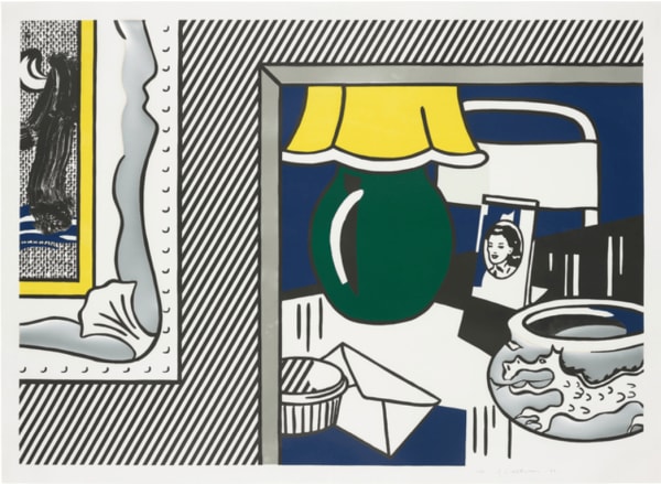 Two Paintings: Green Lamp
