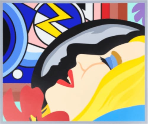 Bedroom Face With Lichtenstein