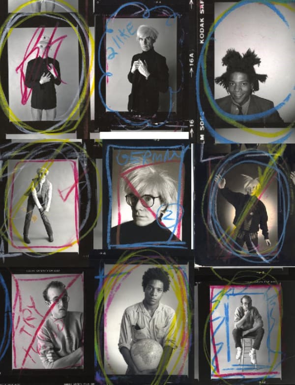 Chrisopher Makos Andy, Basquiat, Haring, Threesome, 2023