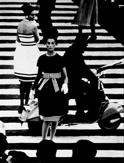 WILLIAM KLEIN, Spanish Steps, Simone d'Aillencourt, Nina Devos, Capuci, 1958