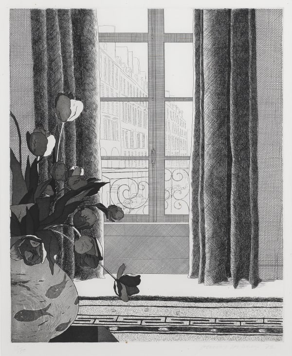 David Hockney, Rue de Seine, 1972