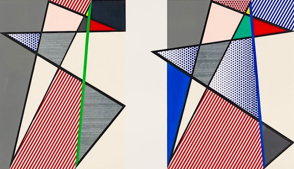Roy Lichtenstein, Imperfect Diptych (C. 225), 1988