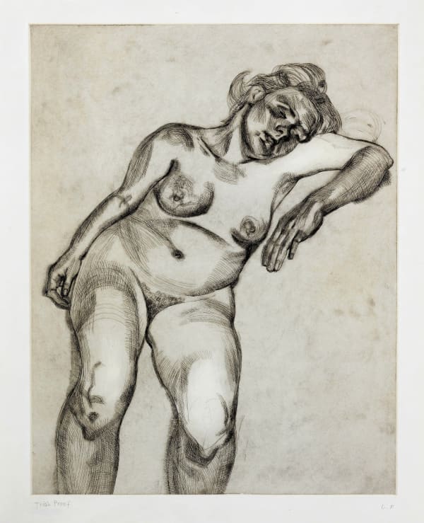 Lucian Freud, Blond Girl (Hartley 24; Figura 33), 1985