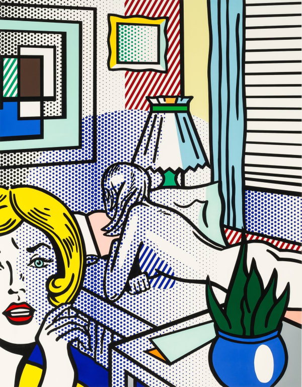 Roy Lichtenstein, Roommates, from Nude Series.Corlett. 282, 1994