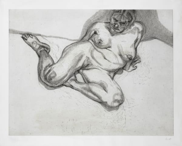 Lucian Freud, Girl Sitting (Hartley 33), 1987