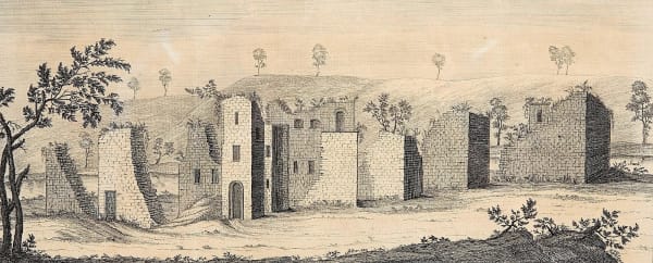 Samuel Buck, THE SOUTH VIEW OF ST. MARTIN'S-ABBEY, 1721
