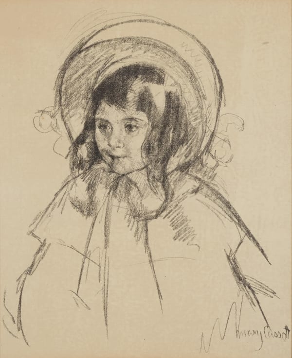 Mary Cassatt, Sara Wearing Her Bonnet and Coat (Breeskin 198), c. 1904