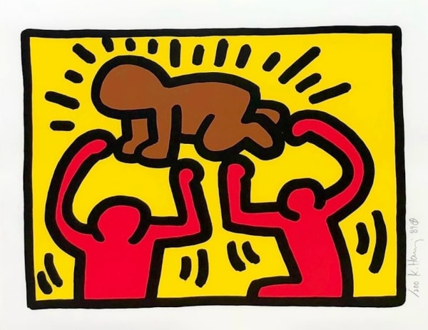 Keith Haring, Pop Shop IV (B), 1989